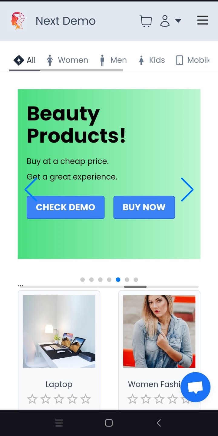 NextJS Full Stack Ecommerce Website